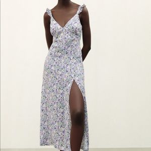 Zara floral midi dress